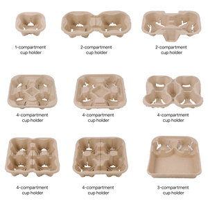 Portavasos <span class=keywords><strong>para</strong></span> Bebidas Calientes o Frías, Portavasos de Cartón, Portavasos de Papel <span class=keywords><strong>para</strong></span> Café - Product Image 4
