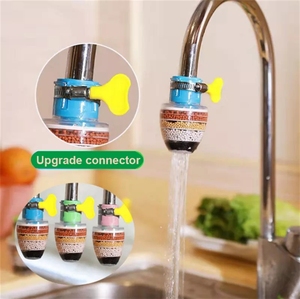 Depuratore a 6 strati filtro per rubinetto rubinetto per cucina a risparmio idrico gorgogliatore filtrazione a carbone attivo soffione <span class=keywords><strong>doccia</strong></span> filtri per la pulizia dell'ugello - Product Image 5