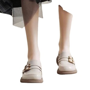 รองเท้าโลฟเฟอร์แบบสวมสำหรับผู้หญิง พื้นรองเท้าส้นเตี้ย ยางกันลื่น สวมใส่สบาย สไตล์ลำลอง ไซส์ 35-43 - Product Image 5