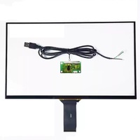 Panel Táctil Capacitivo Abierto de 21.5 Pulgadas, USB, PCAP Directo, OEM de Fábrica, MOQ Bajo, 10 Puntos, para Módulo LCD TFT