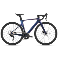 Vélo de route en carbone électronique sans fil 24 vitesses, jantes en carbone 50 mm, freins à disque hydrauliques, vélo de course 700C, vélo de route aérodynamique, vélo de sport