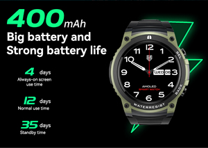 Nhà Máy Ánh Sáng Tùy Biến Dm55 3 Trong 1 Thể Thao Ngoài Trời Thông Minh Đồng Hồ 1.43Inch Vòng Amoled Màn Hình 400MAh Bt Cuộc Gọi Reloj Intelligente - Product Image 5