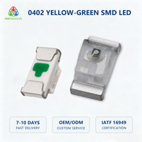 LED SMD jaune-vert 402 3V 5mA 1005 pour l'état du chargeur et de l'adaptateur secteur