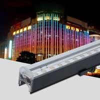 Lampe linéaire à coque en aluminium pour décoration de bâtiment, éclairage PC, DC 24V 6000K lumière du jour RGBW IP65, garantie 2 ans, Ra70