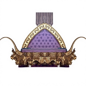 Sofá de Diseño Estilo Rey para Bodas Árabes, Sofá de Dos Plazas para Decoración de Bodas Musulmanas, Estilo Mehndi, Suiza - Product Image 1