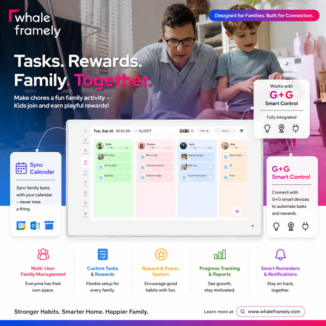 Whale Framely Task Planner Auto-Sort Reminders to Keep Your Day on Track the Ultimate Schedule Organizer for Professionals&Teams