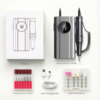 Machine à ongles électrique portable 45000 tr/min, populaire, faible bruit, 24W, moteur sans noyau rechargeable