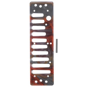Mundharmonika Kamm 10 Löcher Acryl instrument Musik zubehör Teil für <span class=keywords><strong>HOHNER</strong></span> SP20 Amber - Product Image 2