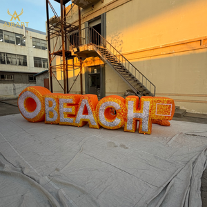 <span class=keywords><strong>Lettres</strong></span> <span class=keywords><strong>gonflables</strong></span> géantes pour accessoires de scène, <span class=keywords><strong>lettres</strong></span> géantes avec éclairage LED pour idées de fêtes, enseigne lumineuse LED personnalisée - Product Image 5