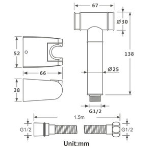 Опрыскиватель для биде - Product Image 5