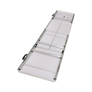 White <b>Camping</b> <b>Foldable</b> Picnic Aluminum <b>Tables</b> Mdf Mesas Plegable 240cm - Product Image 4