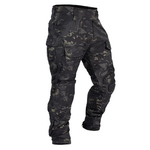 Pantaloni da Lavoro in Puro Cotone Mimetico Personalizzati per Uniformi da Allenamento Maschili, Campeggio e Uso da Istruttore - Product Image 2