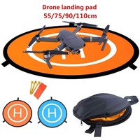 Plateforme d'atterrissage pour drone en tissu Oxford 210D compatible Skydio/Hubsan/Parrot/Autel/Holy Stone, pliable et ultra-grande, portable