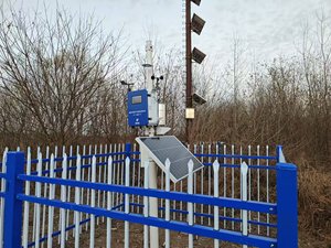 תחנת ניטור אוויר סביבתי בפארק - גלאי גז |   O3 O2 NO <span class=keywords><strong>CO2</strong></span> TVOC PM2.5 PM10 טמפרטורה לחות גשם - Product Image 6