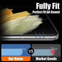 Film Hydrogel pour Samsung Galaxy S23 S21 S20 S22 Ultra 5G FE Note 20 Ultra S21fe Note 20 couverture complète TPU protecteur d'écran S21 +