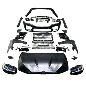 Kit de carrocería de plástico ABS de alta calidad para <span class=keywords><strong>BMW</strong></span> 5 Series F10 F18 Actualización de parachoques envolvente delantero y trasero para 520 525 528 <span class=keywords><strong>535</strong></span> nuevo G30 G38 - Product Image 1