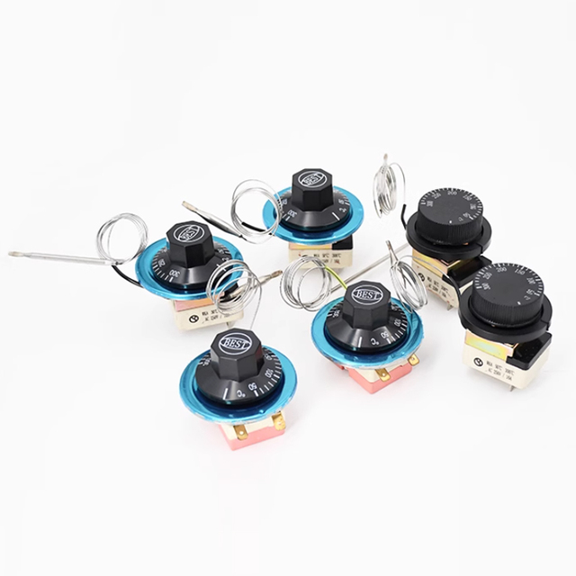 250V 16A Thermostat 30-110C 60-200C 50-250C 50-300C Knob Temperature Control Thermostat for Electric Oven