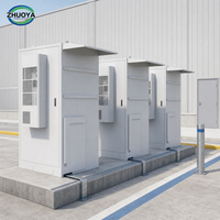 Armoire de stockage d'énergie industrielle intégrée avec protection incendie sécurisée, batterie au lithium ESS 125 kW 241 kWh avec surveillance PDU en temps réel
