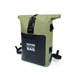 Malla de PVC Roll Top Dry Pack impermeable al aire libre flotante Camping Trekking Bag senderismo ciclismo deportes acuáticos mochila - Product Image 2