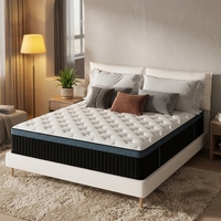 Matelas compressible en vrac, conception ondulée, emballage roulé, pour projets hôteliers et appartements, prix de gros, fourniture OEM