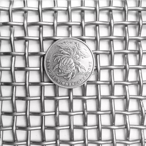 Chất lượng cao khẩu độ vuông Electro mạ kẽm <span class=keywords><strong>crimped</strong></span> dây lưới cho rung và lọc - Product Image 2