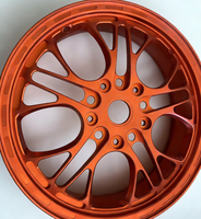 Jeu de moyeux en aluminium forgé CNC pour roues de moto Vespa de qualité aéronautique pour GTS300 & Sprint
