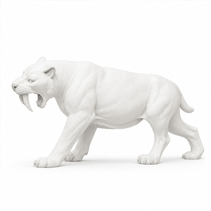 Statue de tigre réaliste <span class=keywords><strong>en</strong></span> fibre de verre, sculpture de faune <span class=keywords><strong>en</strong></span> PRV pour décoration extérieure de jardin, zoo, <span class=keywords><strong>parc</strong></span> de <span class=keywords><strong>safari</strong></span>, fournisseur - Product Image 1