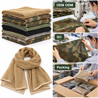 Echarpe d'été en maille de polyester respirante et confortable Echarpe de camouflage d'extérieur