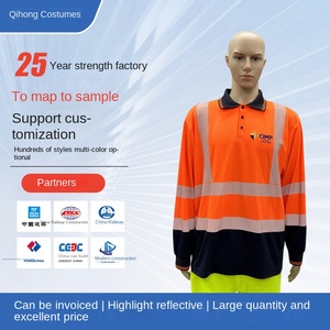 Abbigliamento di Sicurezza Riflettente Giallo Fluorescente Classe II per Lavoratori Stradali Alta Visibilità Personalizzabile con Stampa Logo - Product Image 5