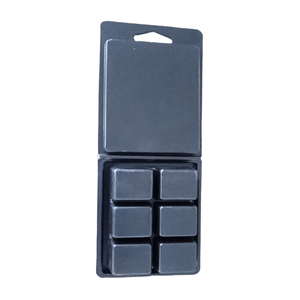 <strong>Custom</strong> 5 Cell /6 Cavity Soy <strong>Wax</strong> Blister <strong>Clamshell</strong> PS Matte Plastic Large Black <strong>Wax</strong> <strong>Melt</strong> <strong>Clamshell</strong> <strong>Packaging</strong> Boxes for <strong>Wax</strong> <strong>Melts</strong> - Product Image 2