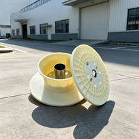 Bobine en plastique vide pour moulage par injection, pour câble électronique, cordon en acier, usinage industriel, plusieurs tailles, logo personnalisé