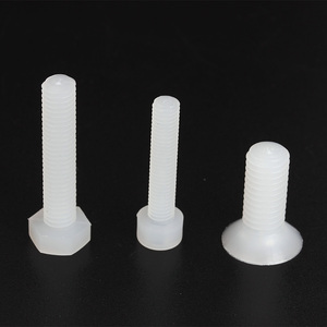 <span class=keywords><strong>Tornillos</strong></span> de Plástico PVDF Resistentes a Productos Químicos, Acabado Natural, <span class=keywords><strong>Tornillos</strong></span> de Máquina de Plástico para Sistemas de Fluidos Químicos - Product Image 2