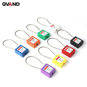 विद्युत सुरक्षा केबल संयोजन लॉक टैग के साथ औद्योगिक पैडलॉक टैगआउट विद्युत सुरक्षा मास्टर कुंजी लॉक टैग टैग - Product Image 5