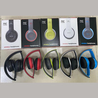 Casque sans fil Bluetooth pliable pour téléphone portable ou ordinateur, avec prise AUX et lecteur de carte TF