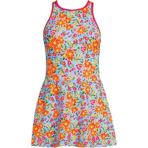 Maillot de bain une pièce FOXA pour femme, résistant au chlore, col montant, imprimé numérique, en spandex et polyester - Product Image 4