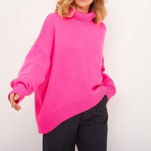 Pull à col rond élégant pour femmes vente en gros pull en tricot surdimensionné décontracté de haute qualité pull rose vif pour femmes vintage - Product Image 4