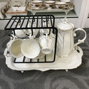 Juego de Café de Cerámica Nórdico Simple con Relieve para el Té de la Tarde a Bajo Precio - Product Image 2