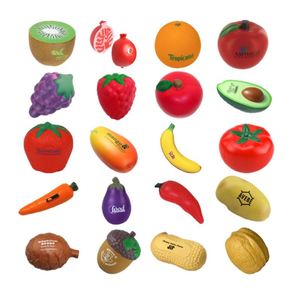 Pelota Antiestrés con Forma de Granada, Pelota de Espuma, Pelotas Antiestrés con Forma de Fruta - Product Image 3