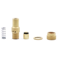 Kit universel de dégonfleurs de pneus tout-terrain en laiton, modèle QZ1, avec bouchons de purge automatiques 6-30 psi pour le soulagement de la pression