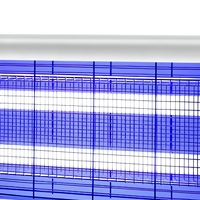 Tueur de moustiques électronique en aluminium T8 2*10 2*15 2*20, lumière UV anti-moustiques (4-40W)