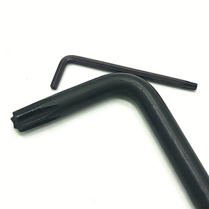 Clé hexagonale en forme de L (clé Allen) norme DIN 911 / ISO 2936, clés hexagonales en acier <span class=keywords><strong>noir</strong></span> oxydé, longueurs personnalisées disponibles - Product Image 1