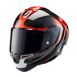 Casco de Motocicleta Integral de Fibra de Carbono para R10, Anticaídas, con Visera Antivaho para Carreras en Pista Alpinestars - Product Image 4