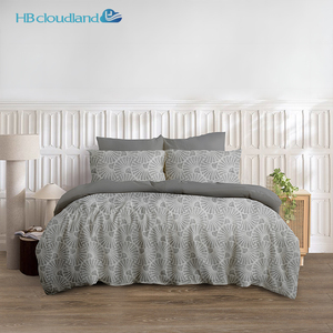 Bộ chăn ga gối đệm cao cấp Cloudland Polyester Jacquard thiết kế sang trọng, kích thước <span class=keywords><strong>Queen</strong></span>, 3 món, bán buôn - Product Image 2