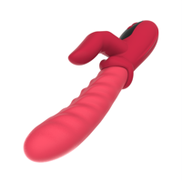 Frauen rotierende Perlen Massage gerät Heizung Schub Dildo G-Punkt Klitoris Saug muschi Stimulieren Zauberstab Teleskop Kaninchen Vibrator