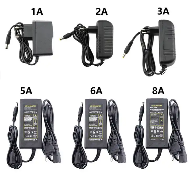 Desktop Adapter and DC Plug in Wall Adapter 12v 2A 5A 10A Switching Power Supply and Power Adapters for Led Light Strip
