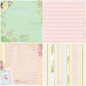 Thème Pretty Lady <span class=keywords><strong>rose</strong></span> Soft Style 24 feuilles 6 "x 6" <span class=keywords><strong>papier</strong></span> cartonné pour <span class=keywords><strong>scrapbooking</strong></span> - Product Image 5
