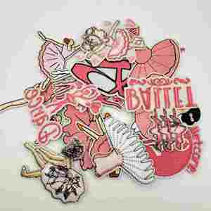 Parches Bordados Termoadhesivos de Bailarina con Diseño de Chica Bailando Ballet - Product Image 6