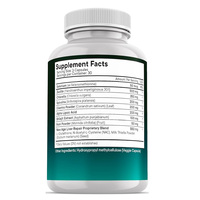 Capsules de zéolite pour la purification du foie et la réparation de la santé intestinale avec Chlorella, Spiruline, Acide alpha-lipoïque, Chardon-Marie et Shilajit