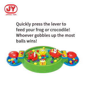 Kinder-Indoor-Spiel 'Einteiliges Schimpansen-Party' - Interaktives Brettspiel mit hungrigem Krokodil und Frosch, die Bohnen essen - Product Image 4