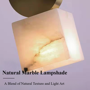 Tất cả các đồng đầu duy nhất đá cẩm thạch Đèn chùm mới chinoiserie sang trọng có thể truy cập đèn cho phòng ngủ cạnh giường ngủ nhà hàng nghiên cứu AC trung - Product Image 4